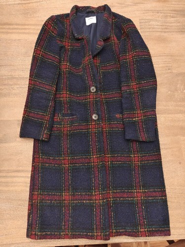 Women small plaid old - small, navy