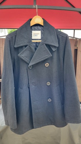 Men wool coat small - men's,
